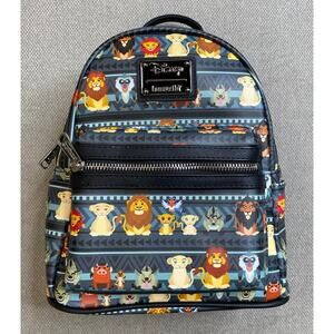 NWT Exclusive Disney Loungefly Lion King Tribal Chibi Backpack